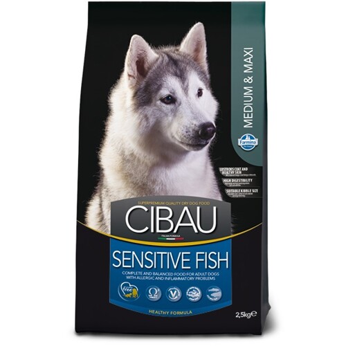 CIBAU dog adult medium & maxi, sensitive fish 12 kg