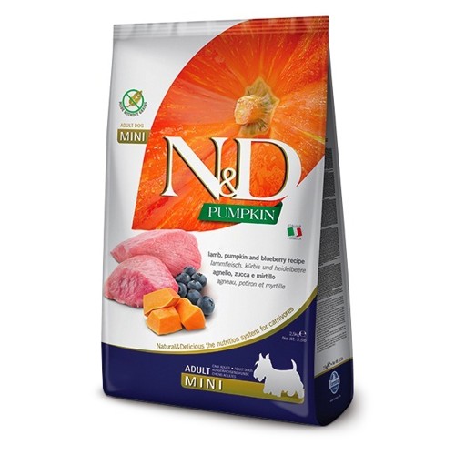 N&D dog PUMPKIN (GF) adult mini, lamb & blueberry 7 kg