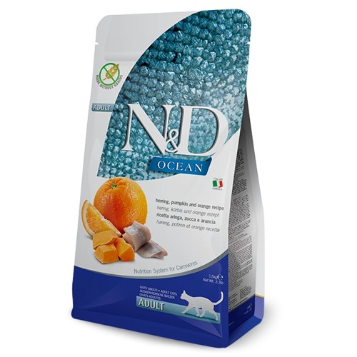 N&D cat OCEAN PUMPKIN (GF) adult, herring & orange 0,3 kg