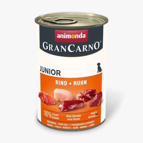 Animonda GRANCARNO® dog junior hovädzie a kura bal. 6 x 400g