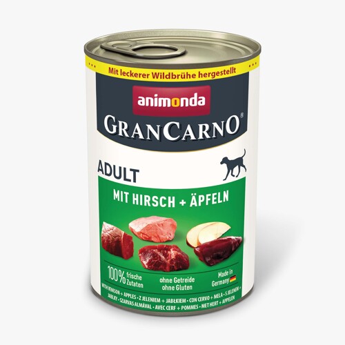 Animonda GRANCARNO® dog adult hovädzie,jeleň,jablko bal. 6 x 400g