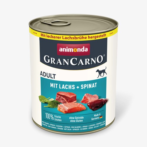 Animonda GRANCARNO® dog adult losos a špenát bal. 6 x 800g konzerva