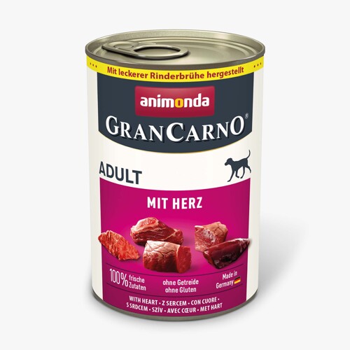 Animonda GRANCARNO® dog adult srdiečka bal. 6 x 400g