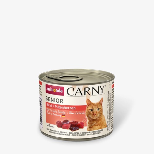 Animonda CARNY® cat Senior hovädzie a morčacie srdiečka bal. 6 x 200 g