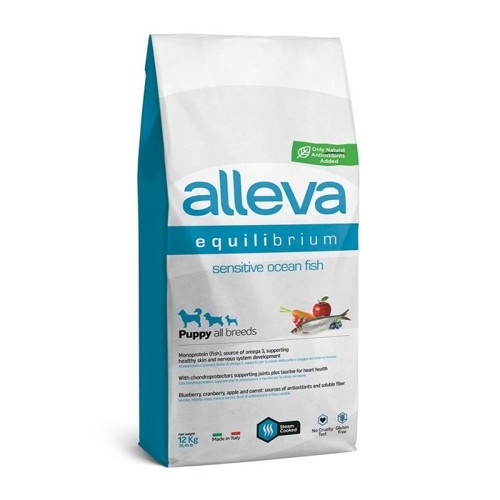 Alleva SP EQUILIBRIUM dog puppy sensitive all breeds ocean fish 12 kg