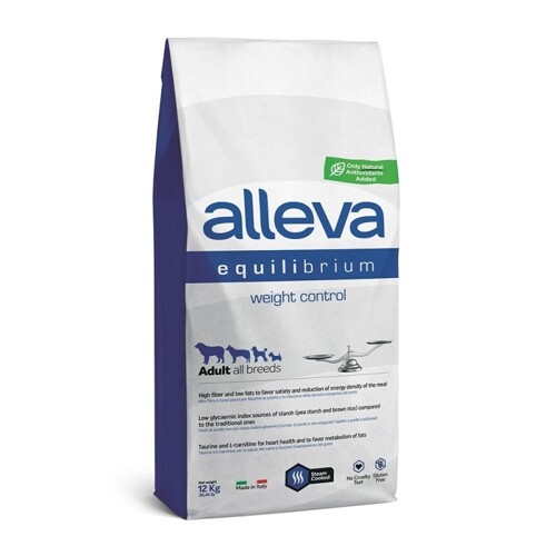 Alleva SP EQUILIBRIUM dog adult weight controll all breed chicken & ocean fish 12 kg