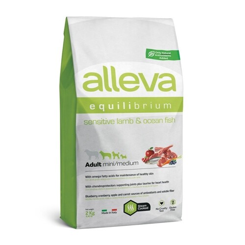 Alleva SP EQUILIBRIUM dog adult sensitive mini & medium lamb & ocean fish 2 kg