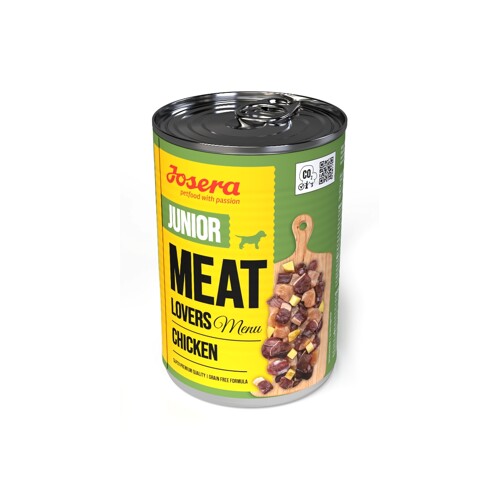 Josera konzerva Dog Meat Lovers Junior Menu Chicken 400 g