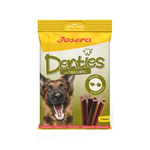 Josera pamlsok Dog Denties with Turkey&Apple 180 g