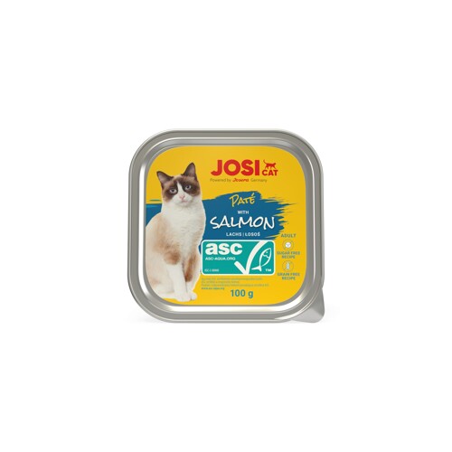 JosiCat  vanička Cat Paté with ASC Salmon 100 g