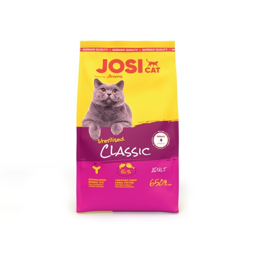 JosiCat Cat Sterilised Classic 0,65 kg