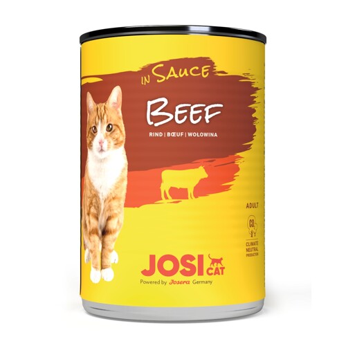 JosiCat konzerva Cat Beef in Sauce 415 g