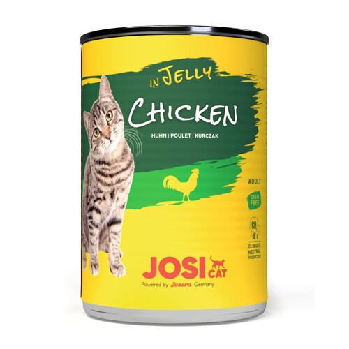 JosiCat konzerva Cat Chicken in Jelly 400 g