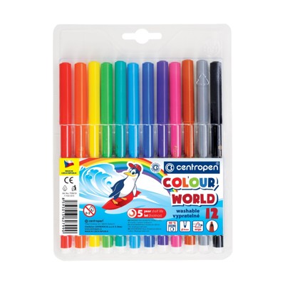 Fixy CENTROPEN 7550 Colour World - sada 12 ks