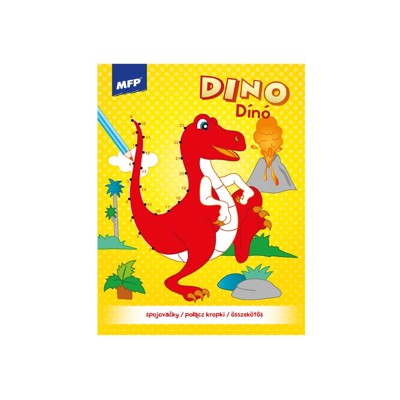 Omaľovánky - spojovačky Dino