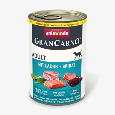 Animonda GRANCARNO® dog adult losos a špenát bal. 6 x 400g