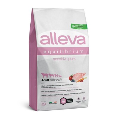 Alleva SP EQUILIBRIUM dog adult sensitive all breeds pork 2 kg