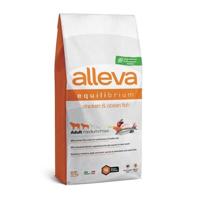 Alleva SP EQUILIBRIUM dog adult chicken &amp; ocean fish 12 kg