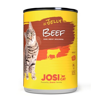 JosiCat konzerva Cat Beef in Jelly 400 g