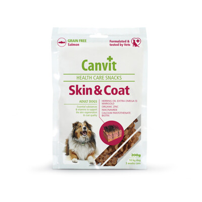 Canvit Health Care dog Skin &amp; Coat Snack 200 g