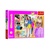 Puzzle Glitter Trblietavá Barbie 100 dielikov